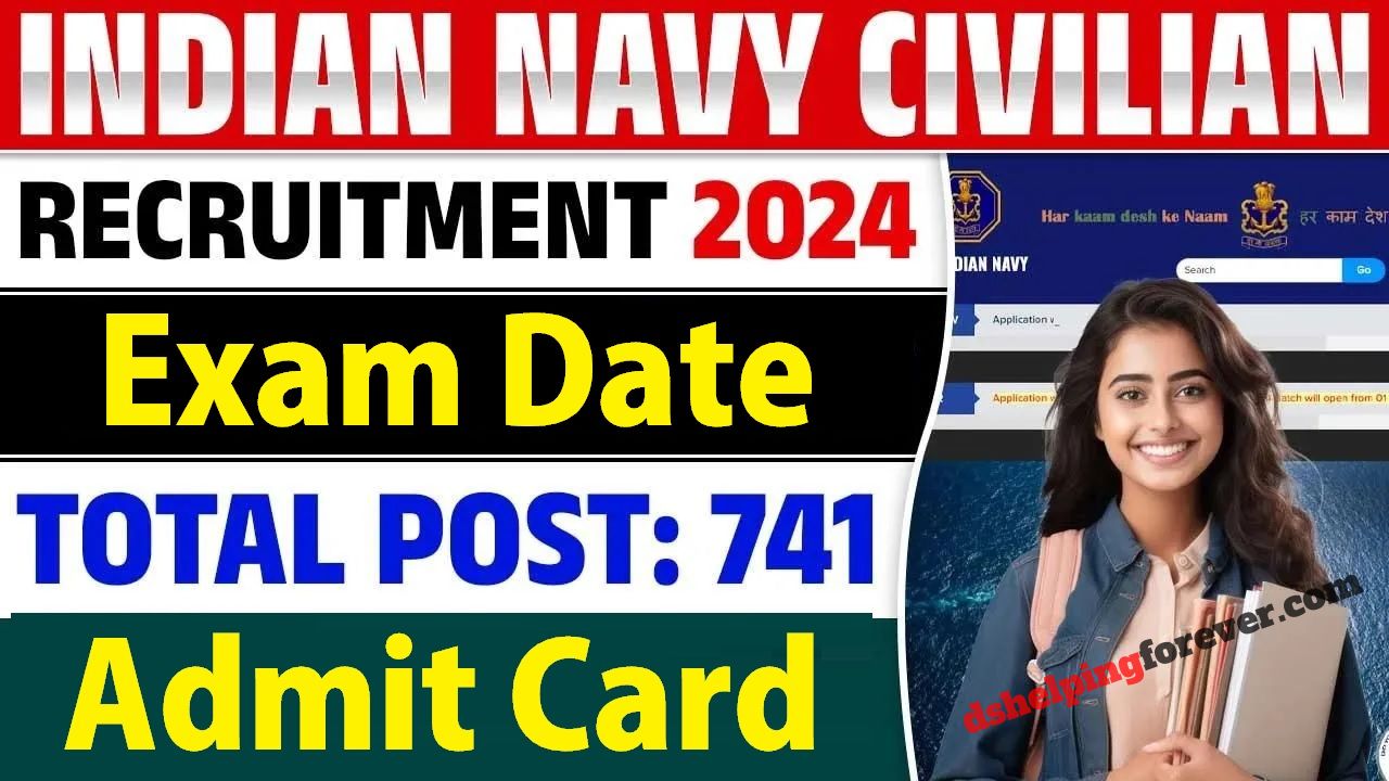 Indian Navy Civilian Recruitment 2024 : Exam Date Announced