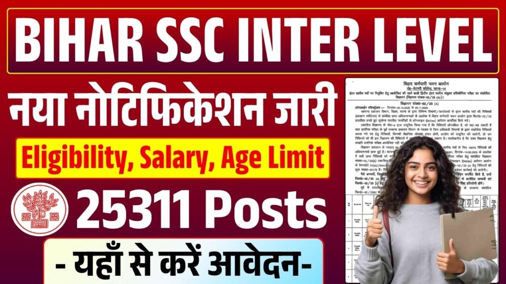 BSSC Inter Level Recruitment 2025