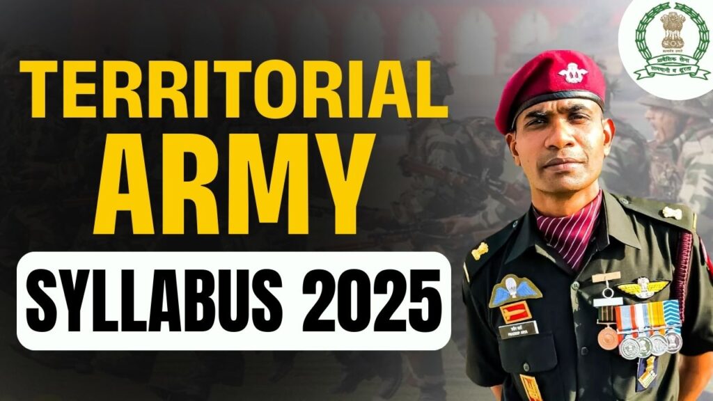 TA Officer Vacancy Syllabus