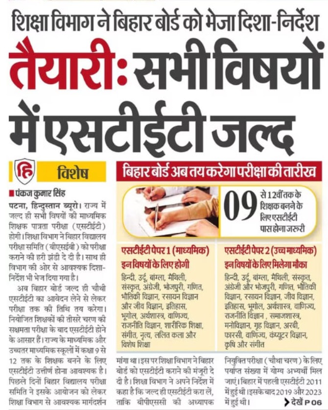 Bihar STET Online Apply Form 2025