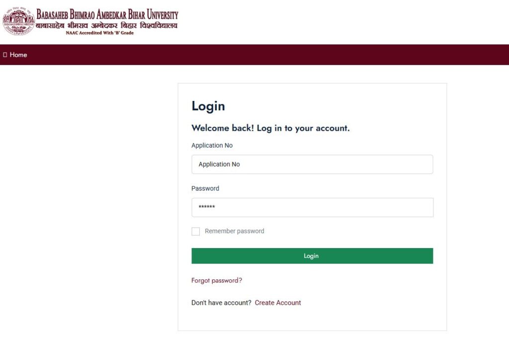 BRABU UG Admission Online Form 2025