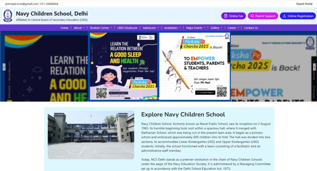 Navy Children School Delhi New