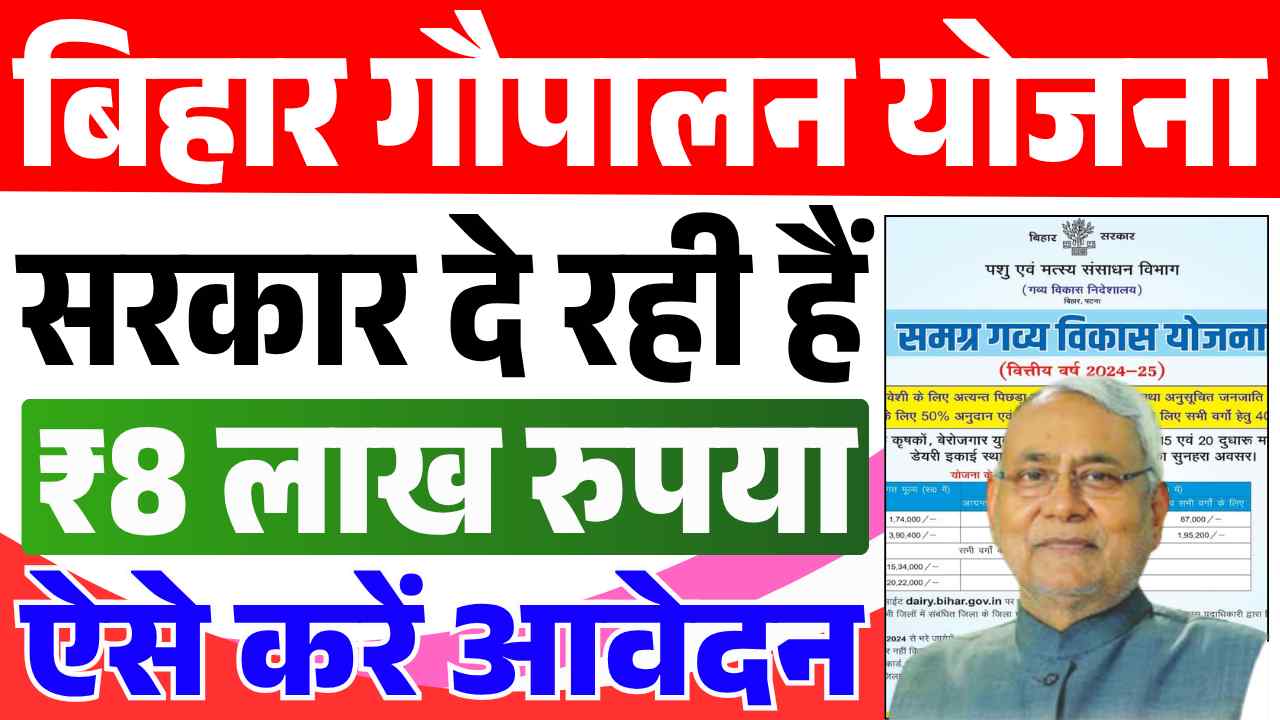 Bihar Samagra Gavya Vikas Yojana 2025