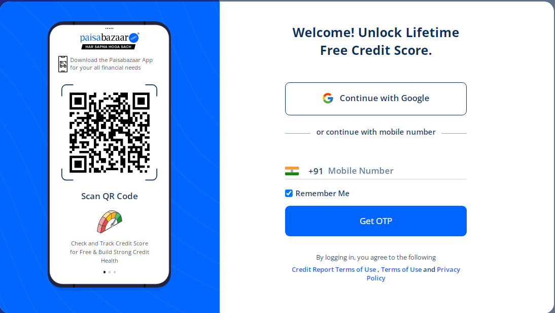 Free Credit Score Check