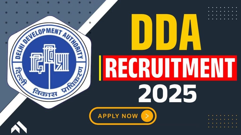 DDA Recruitment 2025