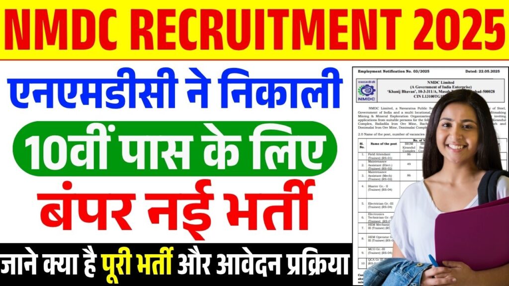 NMDC Recruitment 2025