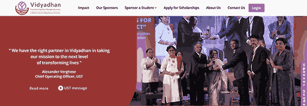 Vidyadhan Scholarship 2025