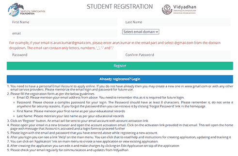 How To Apply Online In Vidyadhan Scholarship 2025