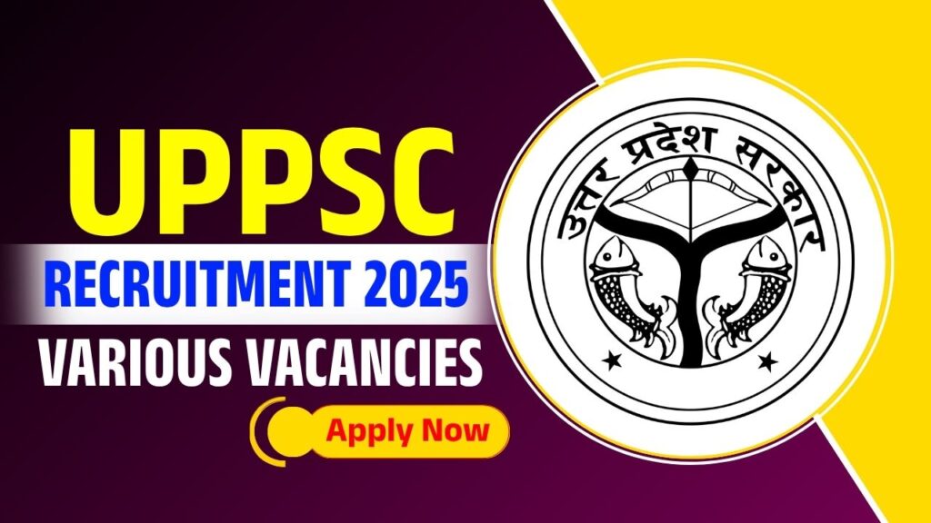 UPPSC Statistics Officer And Assistant Geologist Direct Recruitment 2025