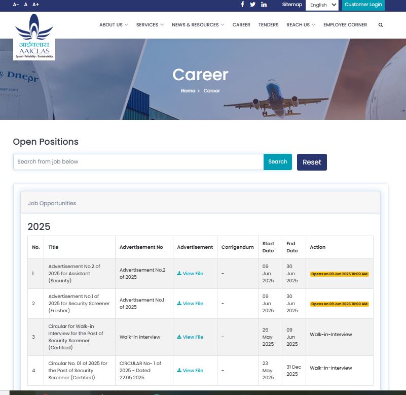 Patna Airport New Vacancy 2025