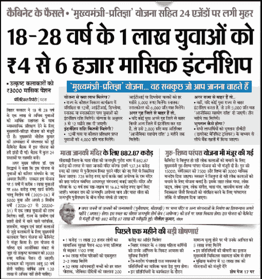 Mukhyamantri Pratigya Yojana 2025