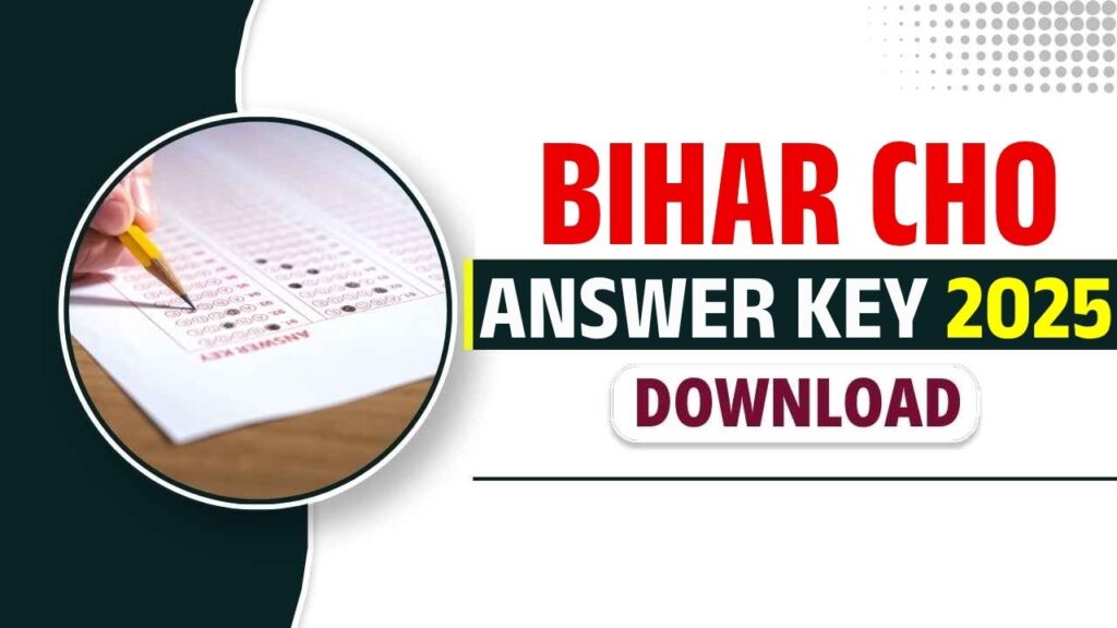 Bihar CHO Answer Key 2025