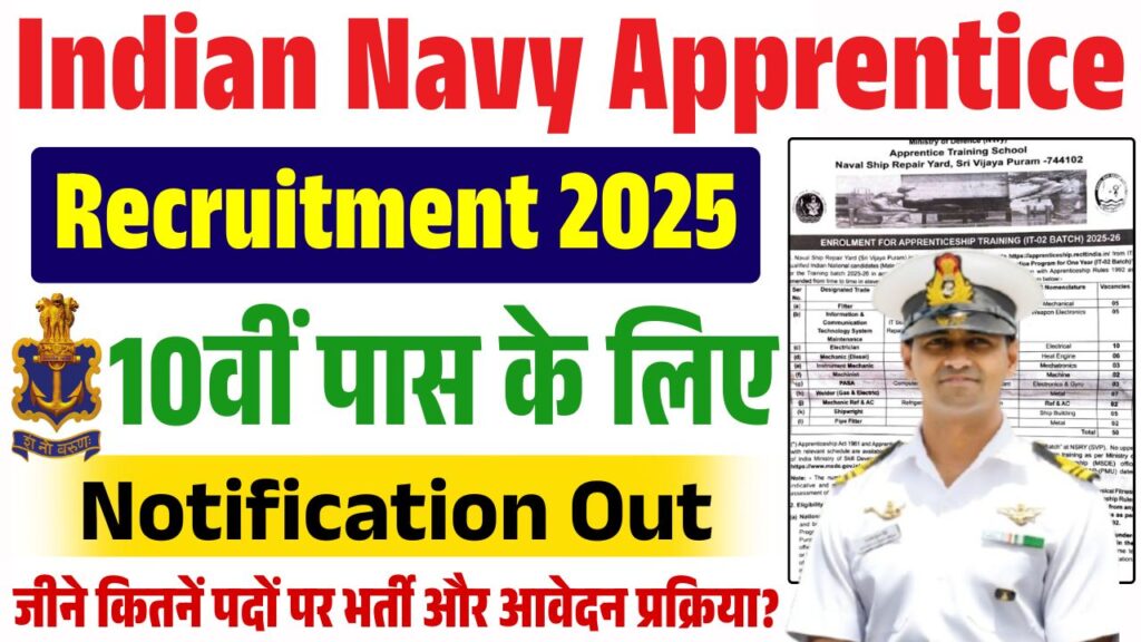 Indian Navy Apprentice Recruitment 2025