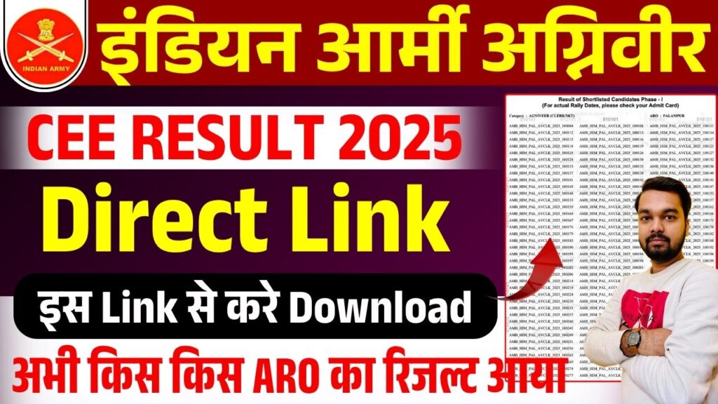 Indian Army Agniveer Result 2025