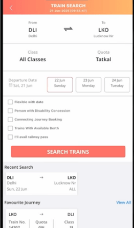 IRCTC Tatkal Ticket Kiase Book Kare 2025