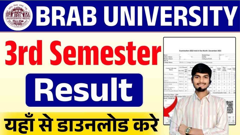 BRABU UG 3rd Semester Result 2025