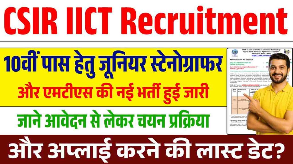 CSIR IICT Recruitment 2025