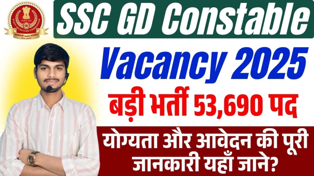 SSC GD Constable Vacancy 2025