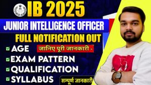 IB JIO Tech Recruitment 2025: