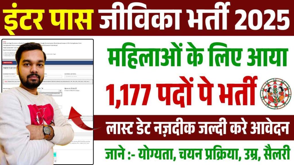 Bihar Jeevika Community Coordinator Vacancy 2025