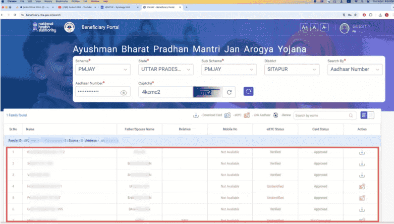 Ayushman Card Online Apply 2025
