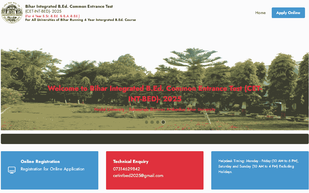 Bihar 4 Yr Integrated B.ed Admission 2025