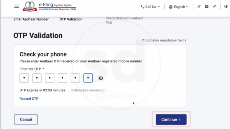 Instant E Pan Card Apply 2025