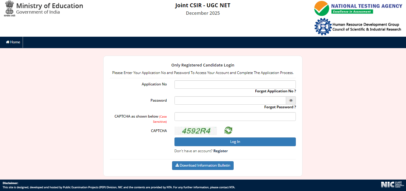 CSIR UGC NET December 2025