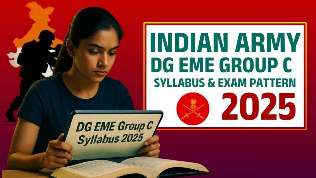 Army DG EME Group C Syllabus 2025