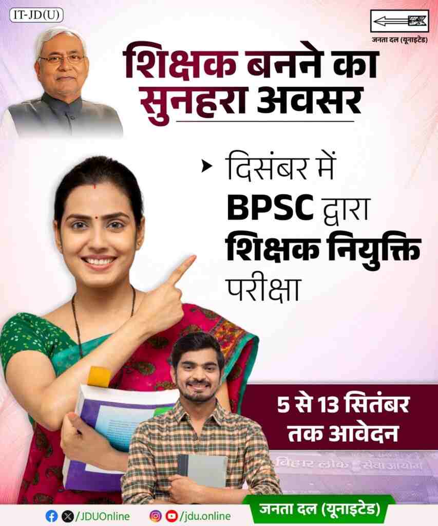 BPSC TRE 4.0 Vacancy 2025