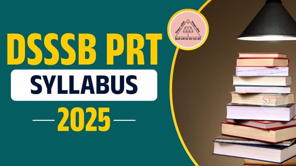 DSSSB PRT Syllabus 2025