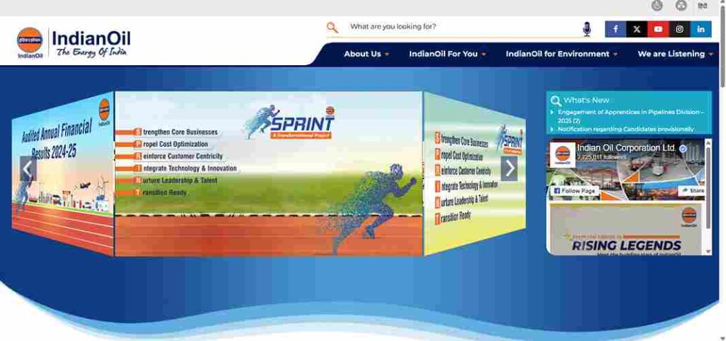 IOCL NR Apprentice Recruitment