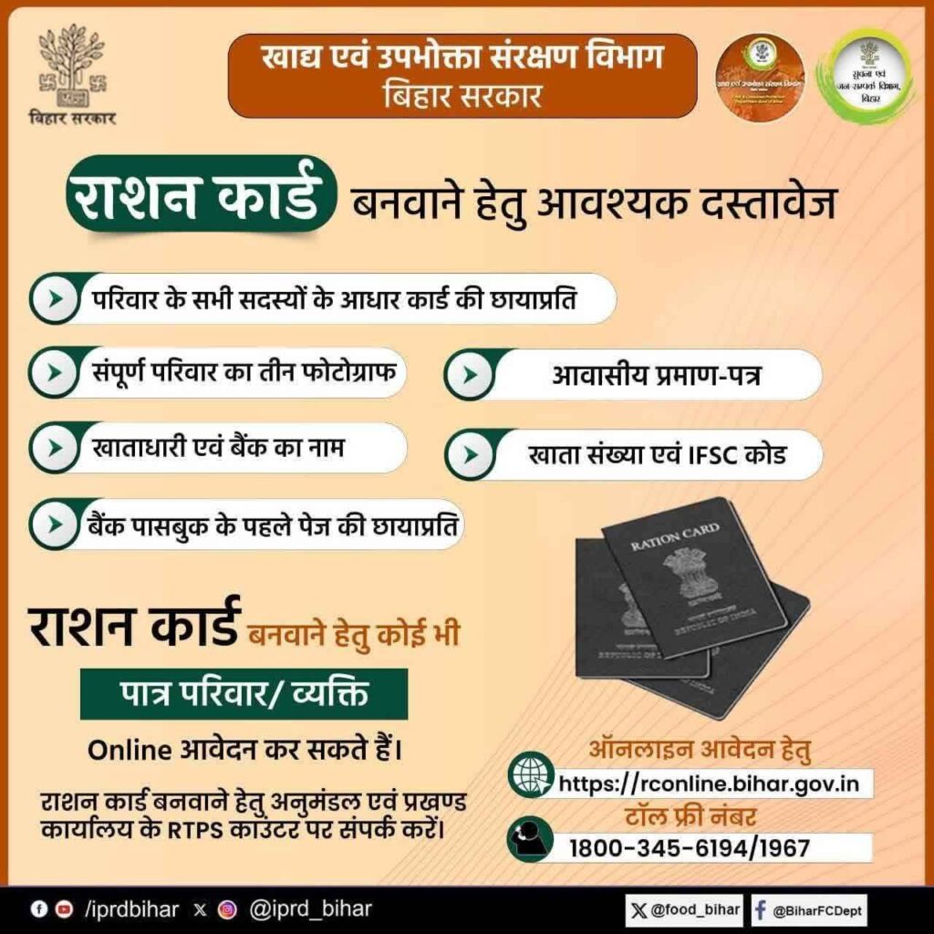 New Ration Card Online Apply 2025