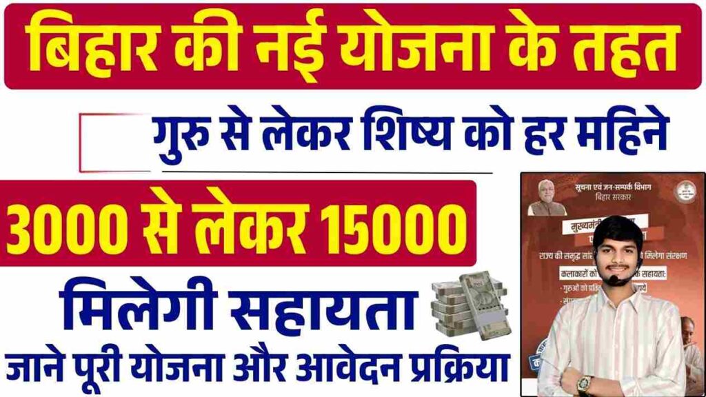 Bihar Mukhaymantri Guru Shishya Prampara Yojana 2025