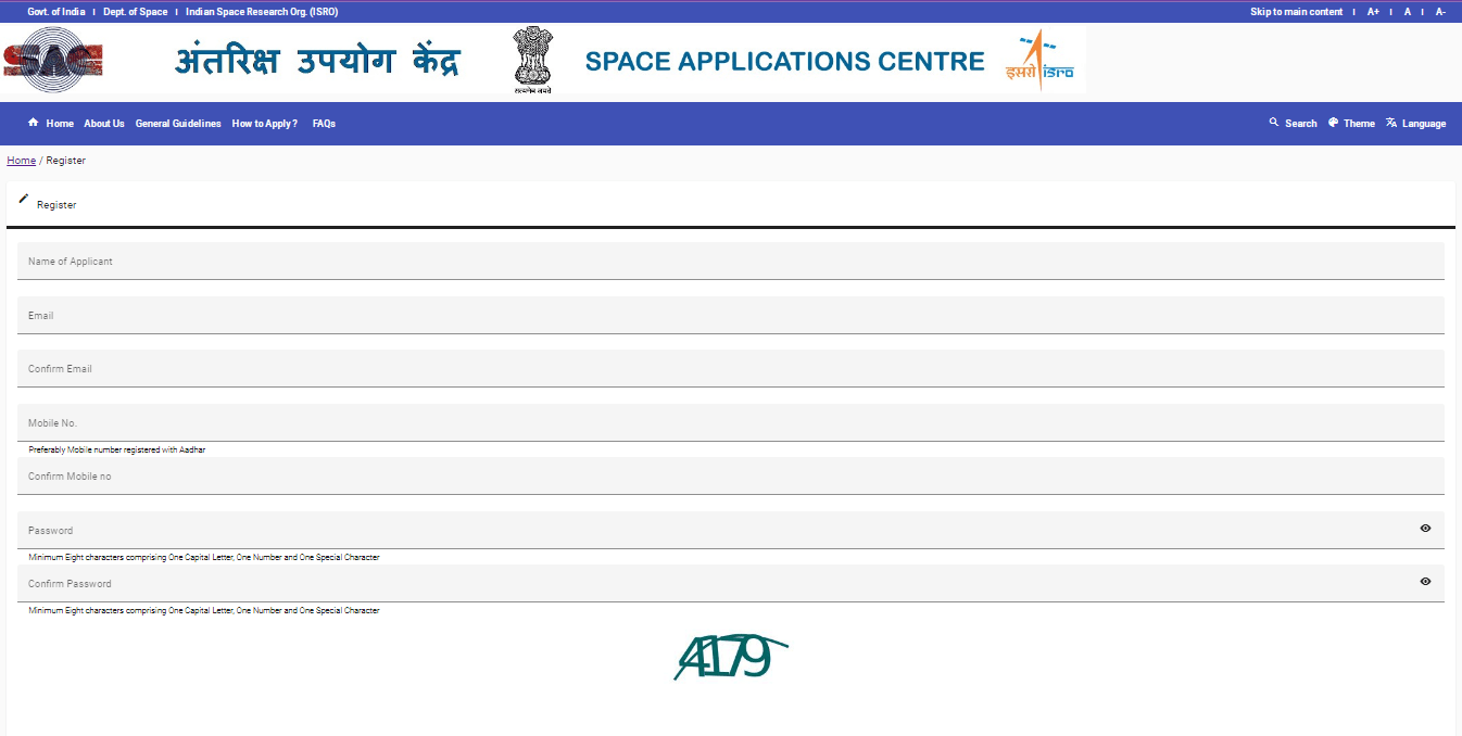 ISRO SAC Vacancy 2025