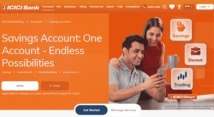 ICICI Zero Balance Account Opening Online 2025