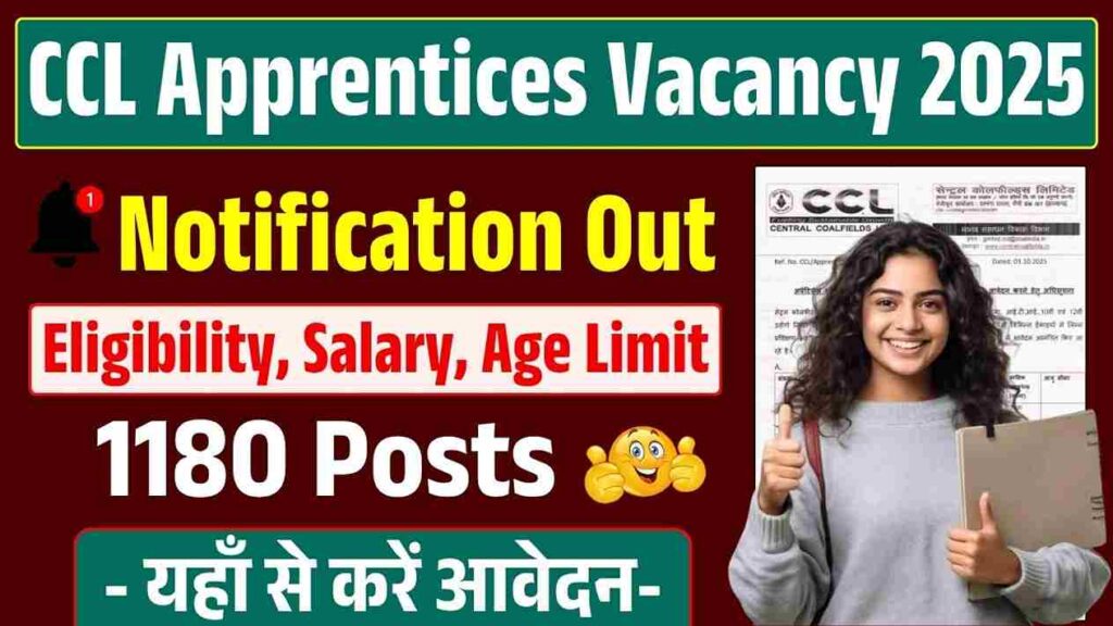 CCL Apprentices Vacancy 2025