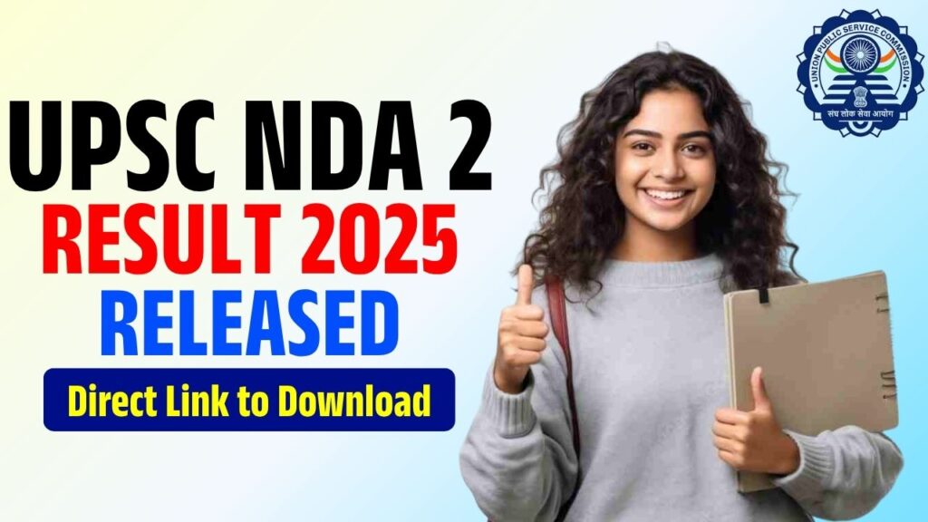 UPSC NDA 2 Result 2025