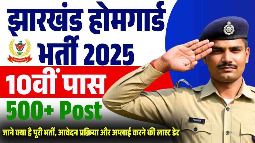 Jharkhand Home Guard Vacancy 2025