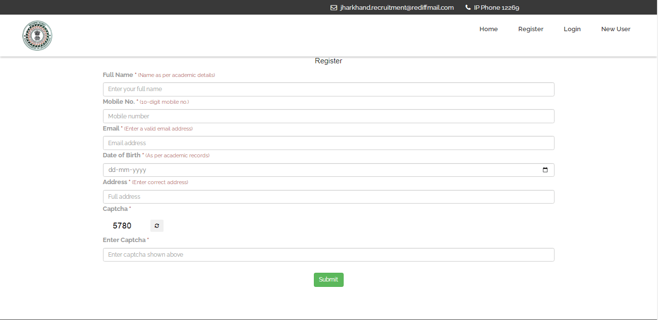 Dumka Jharkhand Home Guard Vacancy 2025