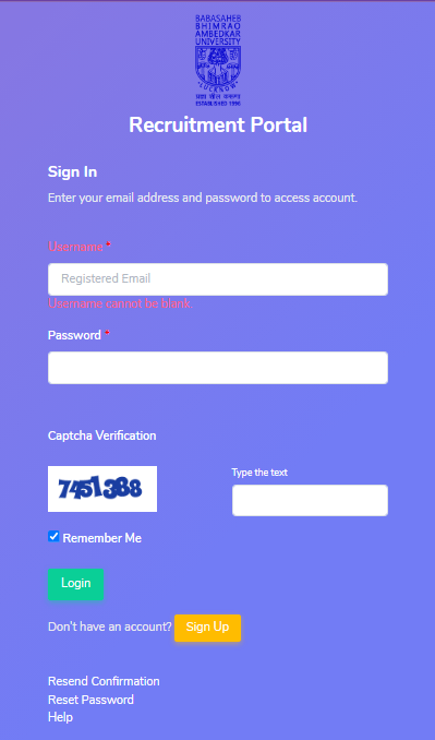 BBAU Non-Teaching Recruitment 2025