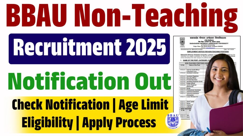 BBAU Non-Teaching Recruitment 2025