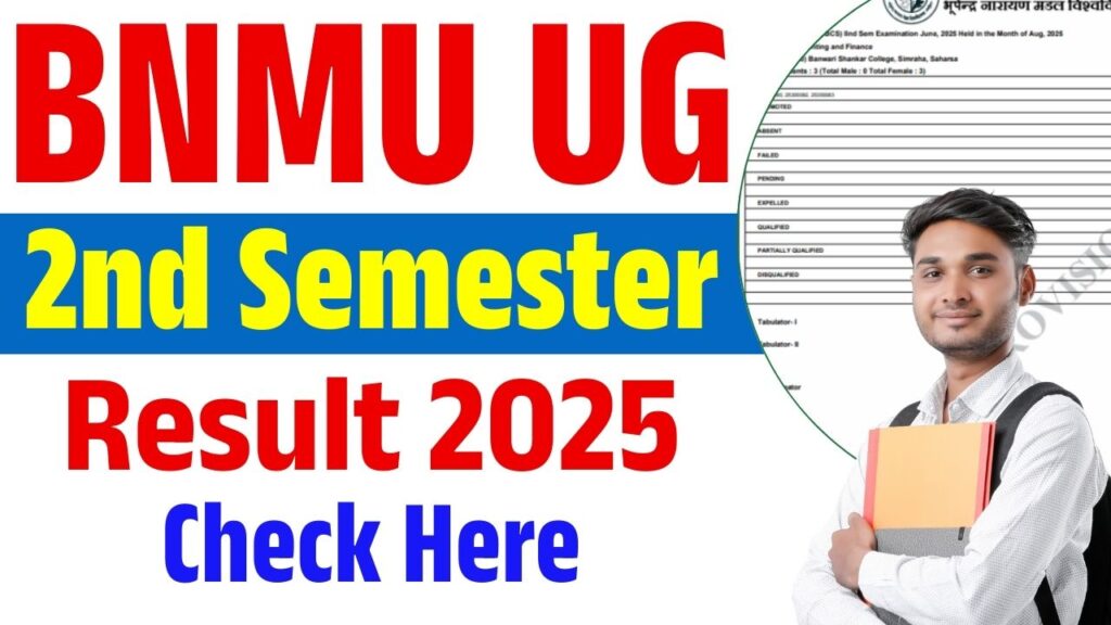 BNMU UG 2nd Semester Result 2025
