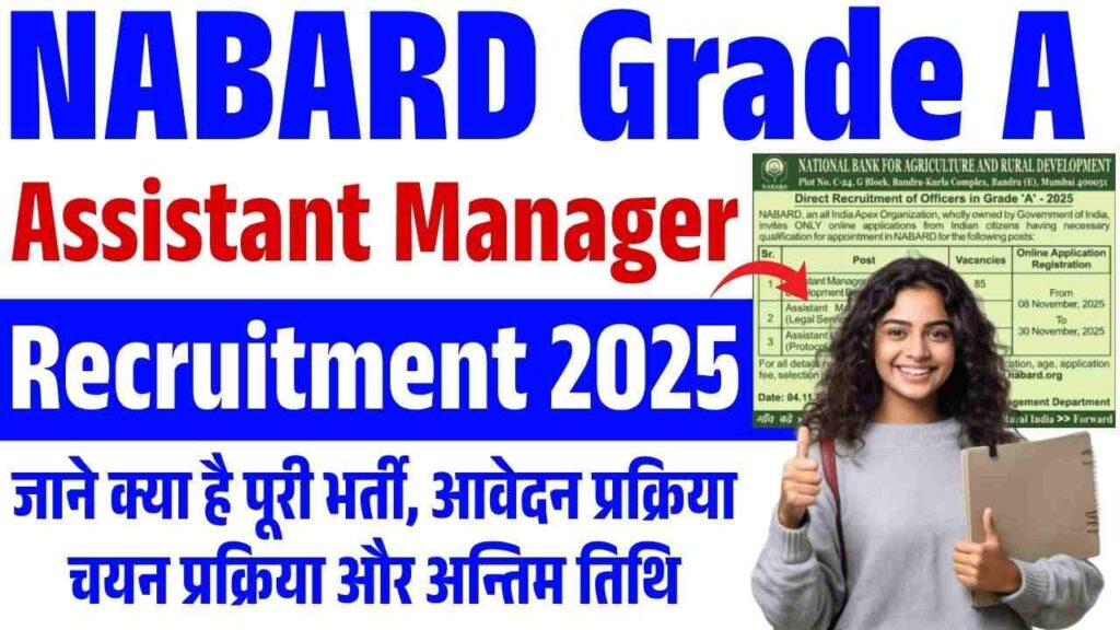 NABARD Grade ‘A’ Assistant Manager Recruitment 2025