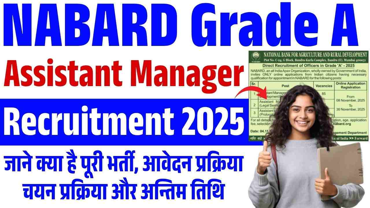 NABARD Grade ‘A’ Assistant Manager Recruitment 2025: Apply Online For ...