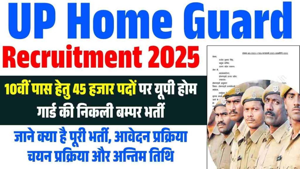 UP Home Guard Recruitment 2025