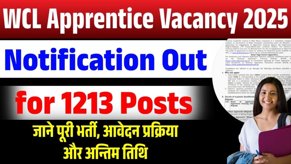 WCL Apprentice Vacancy 2025