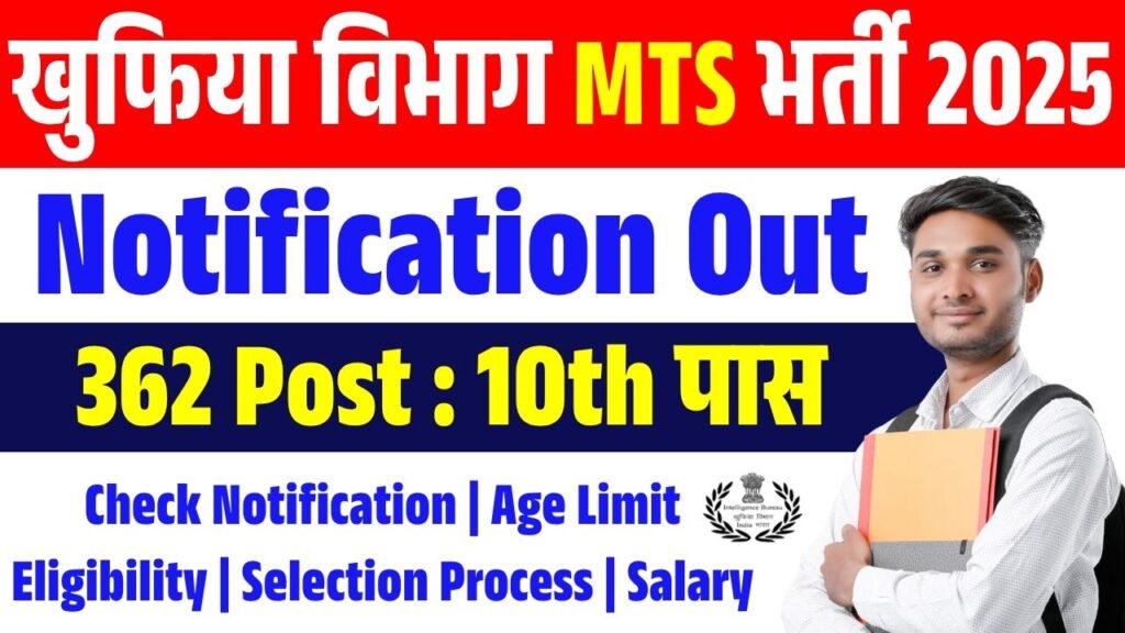 IB MTS Recruitment 2025