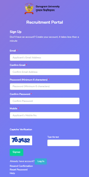 Gurugram University Non-Teaching Recruitment 2025