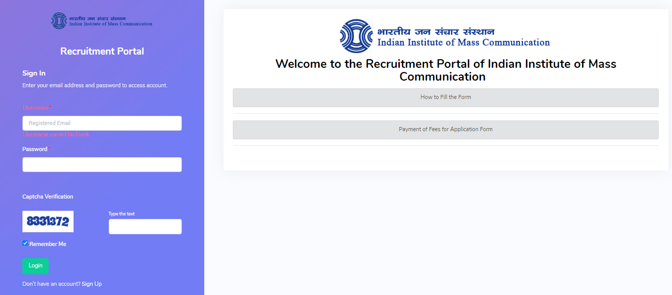 IIMC Delhi Non Teaching Vacancy 2025